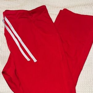 Figs Red Kade Pants Size L/T